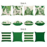 Tropical Leaves Throw Pillow Covers