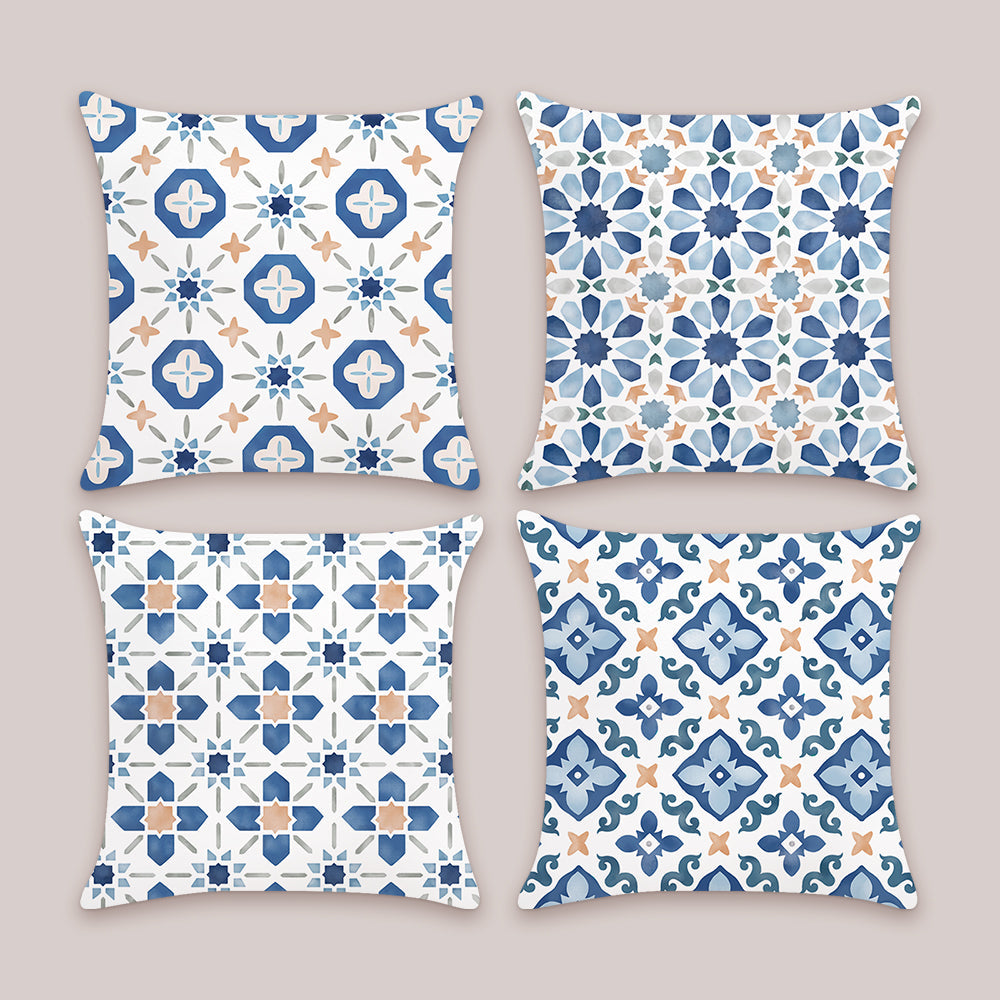 Boho Geometric Throw Pillow Covers