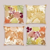 Fall Maple Leaves Throw Pillow Covers