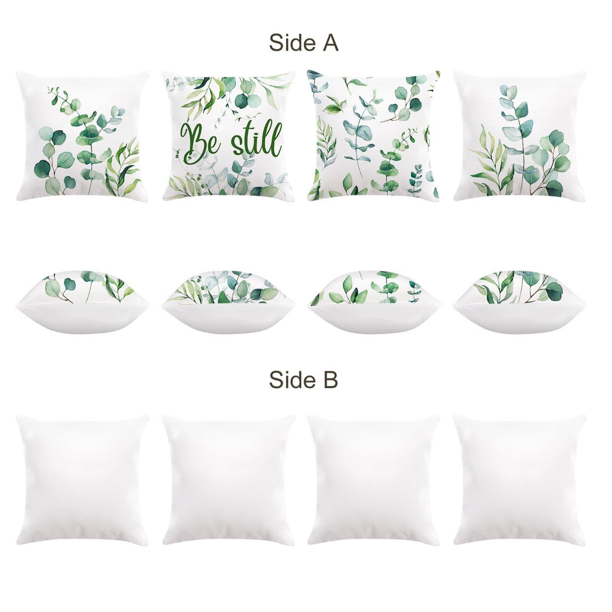 Eucalyptus Leaves Throw Pillow Covers