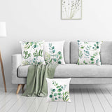 Eucalyptus Leaves Throw Pillow Covers