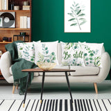 Eucalyptus Leaves Throw Pillow Covers