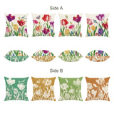 Tulip Floral Throw Pillow Covers