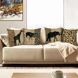 African Animals Leopard Throw Pillow Covers