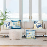 Beach Seaside Throw Pillow Covers