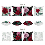 Rose Flower Throw Pillow Covers