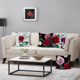 Rose Flower Throw Pillow Covers