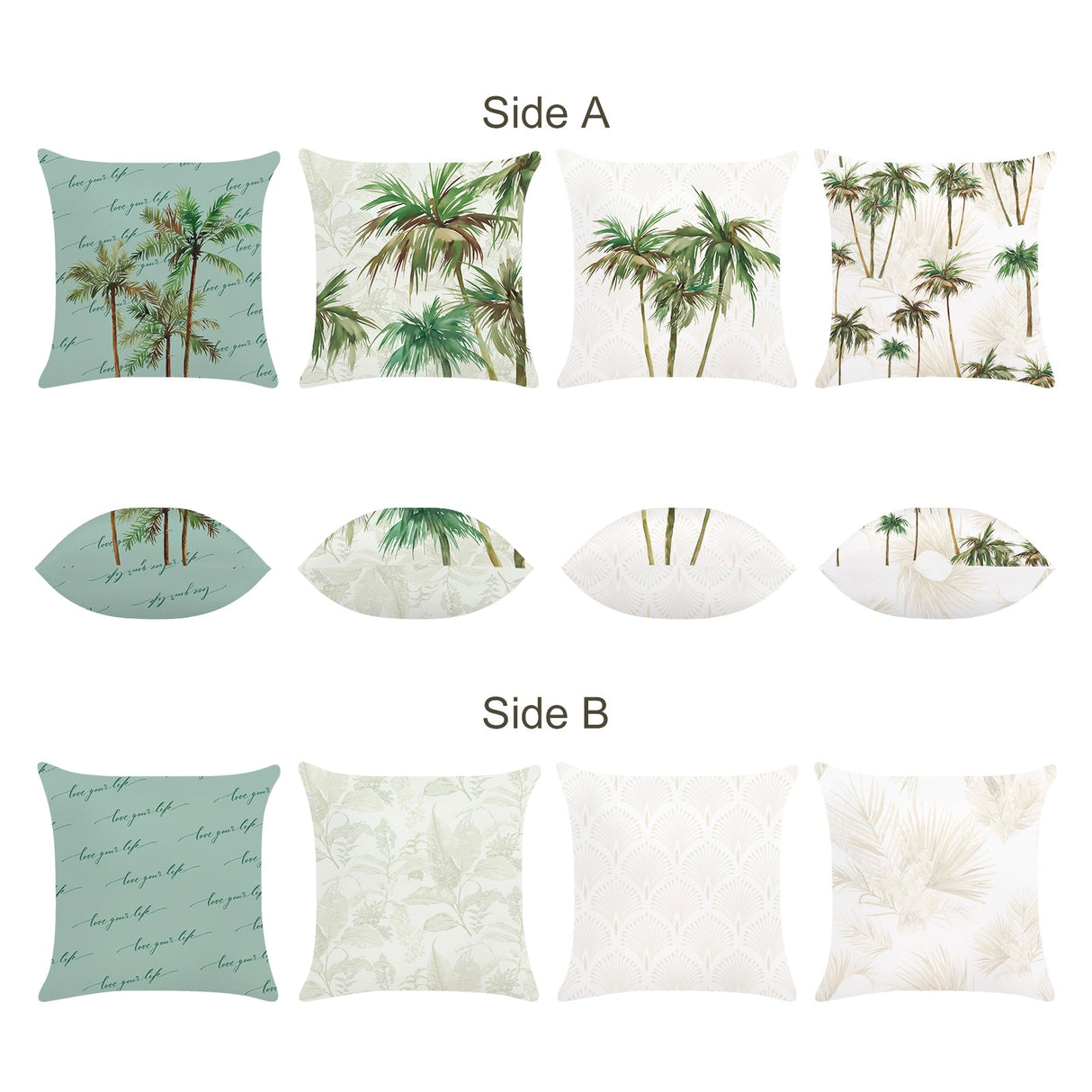 Palm Tree Throw Pillow Covers