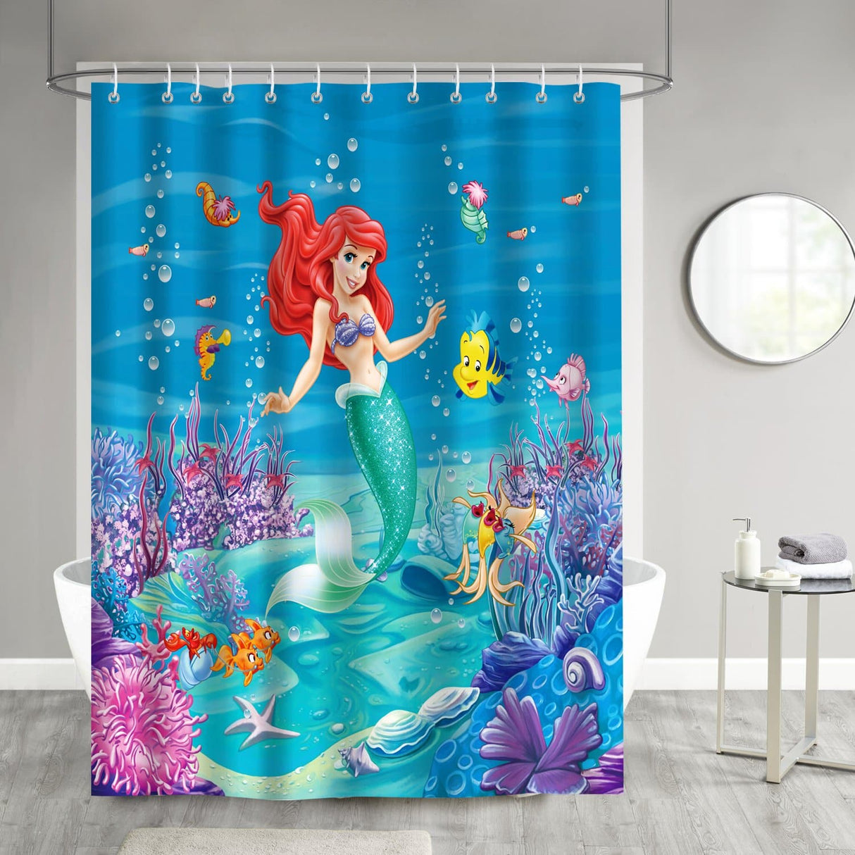 Mermaid Ocean Shower Curtain