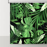 Tropical Palm Leaves Shower Curtain