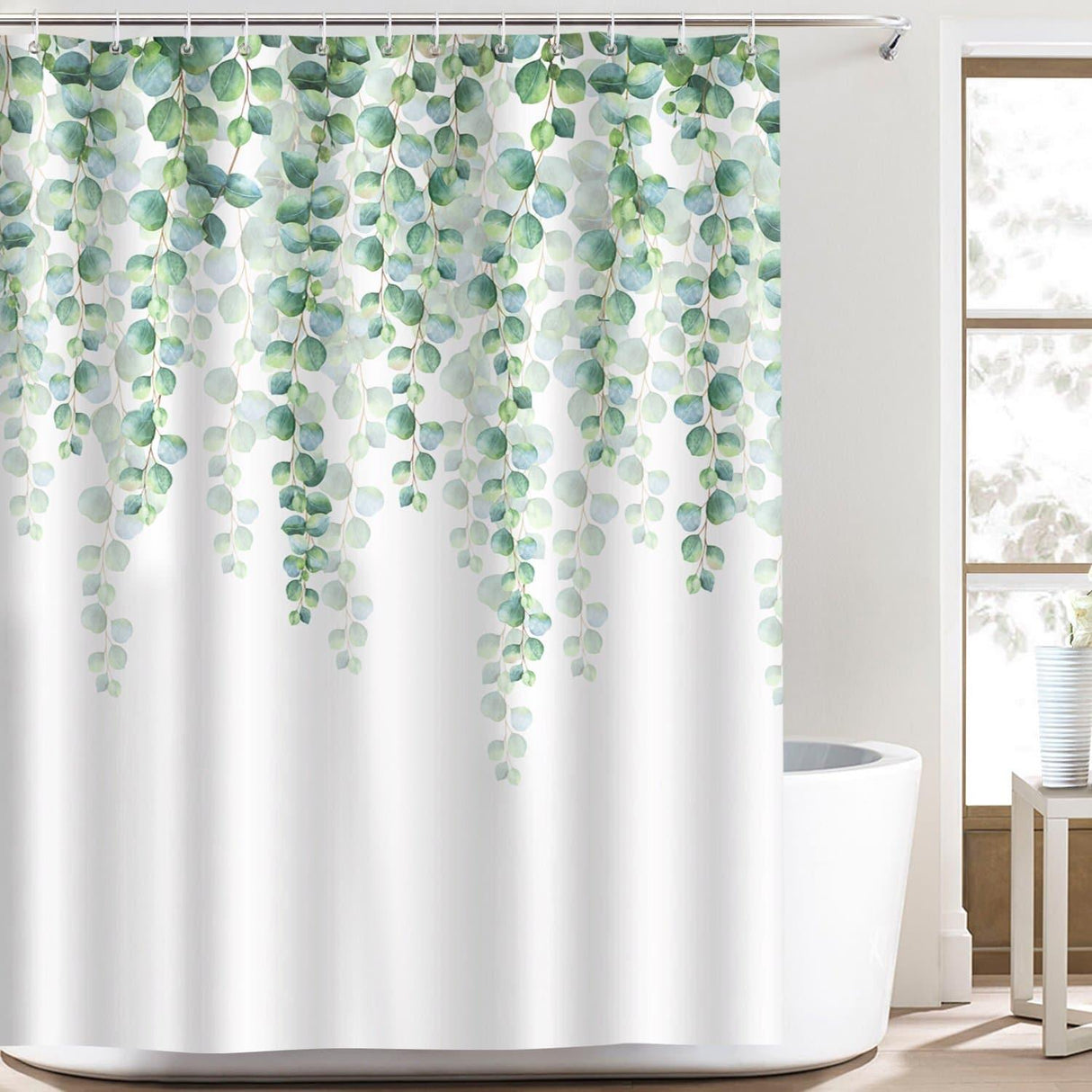 Eucalyptus Leaves Shower Curtain