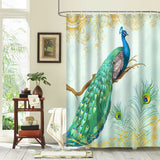 Peacock Feather Shower Curtain