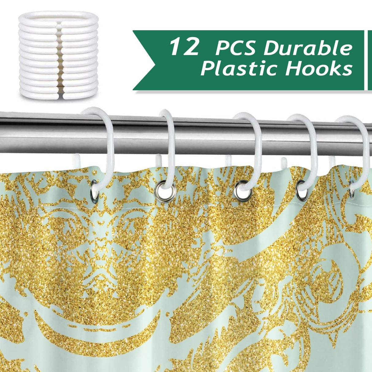 Peacock Feather Shower Curtain