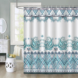 Boho Paisley Floral Shower Curtain