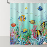 Tropical Fish Ocean Shower Curtain