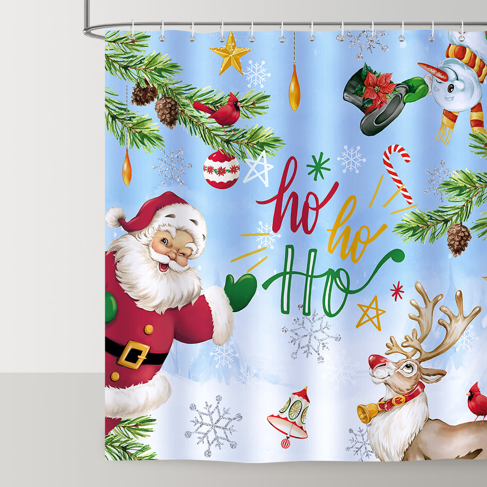 Christmas Santa Claus Shower Curtain