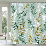 Green Leaves Shower Curtain