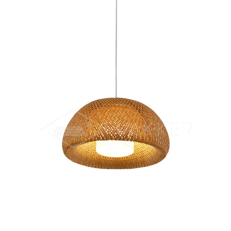 Bamboo Braided Pendant Lamp