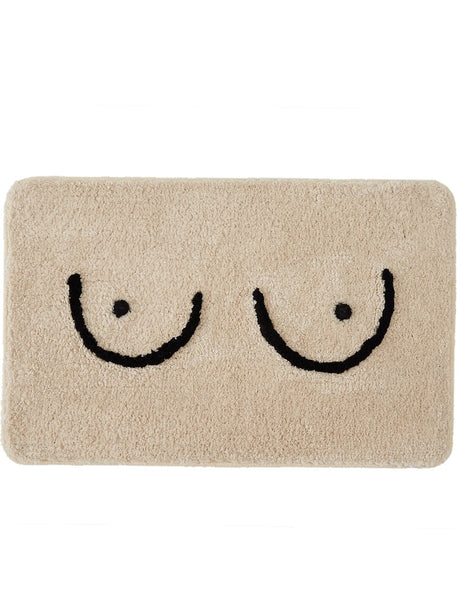 Funny Bathroom Boobs Floor Mat