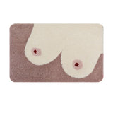 Funny Bathroom Boobs Floor Mat