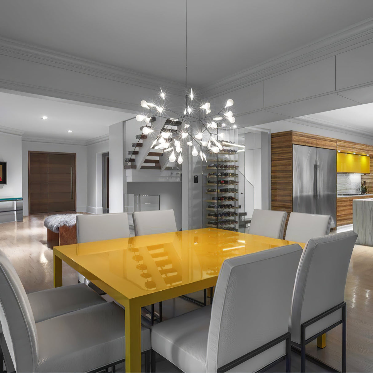Black Heracleum Chandelier