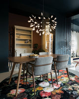 Black Heracleum Chandelier
