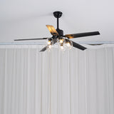Glass Ball Ceiling Fan light