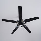 Glass Ball Ceiling Fan light