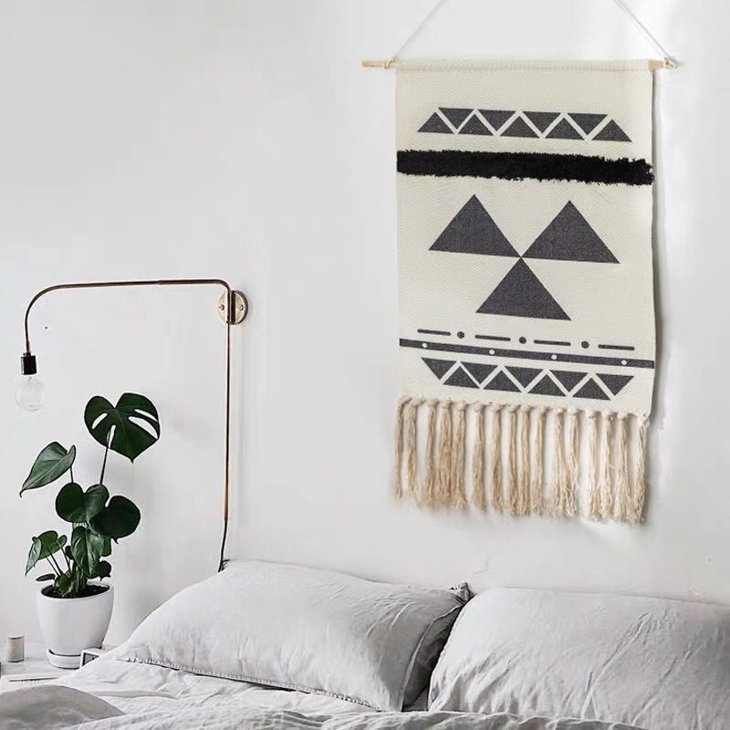 Boho Hanging Tapestry Fabric Home Decoration Accessories Watt-hour Meter Box Cover Dormitory Hotel Wall Hanging Blanket Decor
