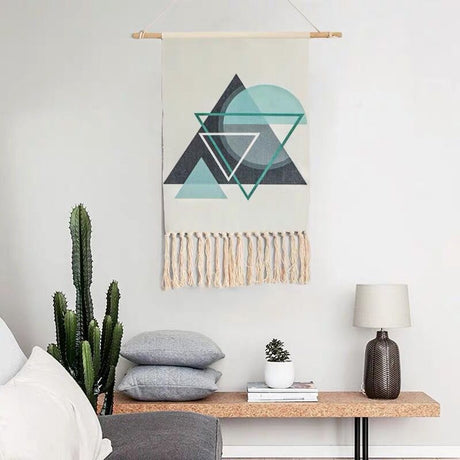 Boho Hanging Tapestry Fabric Home Decoration Accessories Watt-hour Meter Box Cover Dormitory Hotel Wall Hanging Blanket Decor
