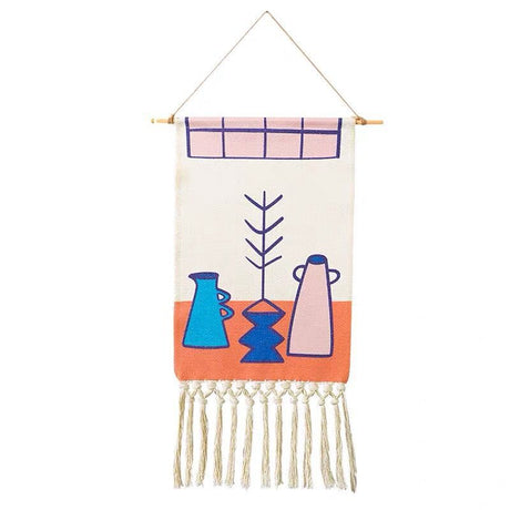 Boho Hanging Tapestry Fabric Home Decoration Accessories Watt-hour Meter Box Cover Dormitory Hotel Wall Hanging Blanket Decor