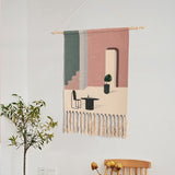 Boho Hanging Tapestry Fabric Home Decoration Accessories Watt-hour Meter Box Cover Dormitory Hotel Wall Hanging Blanket Decor