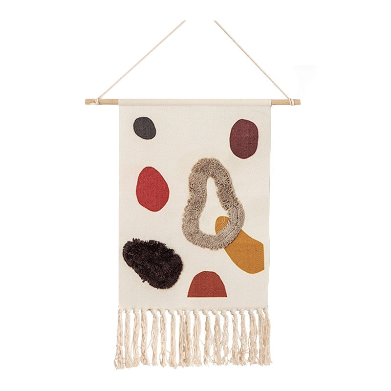 Boho Hanging Tapestry Fabric Home Decoration Accessories Watt-hour Meter Box Cover Dormitory Hotel Wall Hanging Blanket Decor