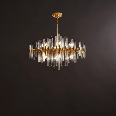 Crystal Rod Chandelier