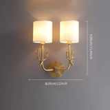 Brass Deer Head Wall Light