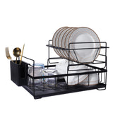 Dish Drying Rack with Drain Board