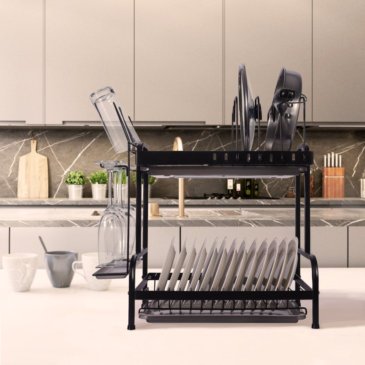 Large Capacity Dish Drying Rack
