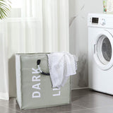 Grey Collapsible Laundry Basket