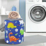 Blue Dinosaur Laundry Basket