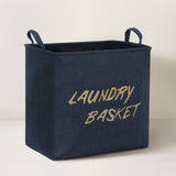 Blue Collapsible Laundry Basket