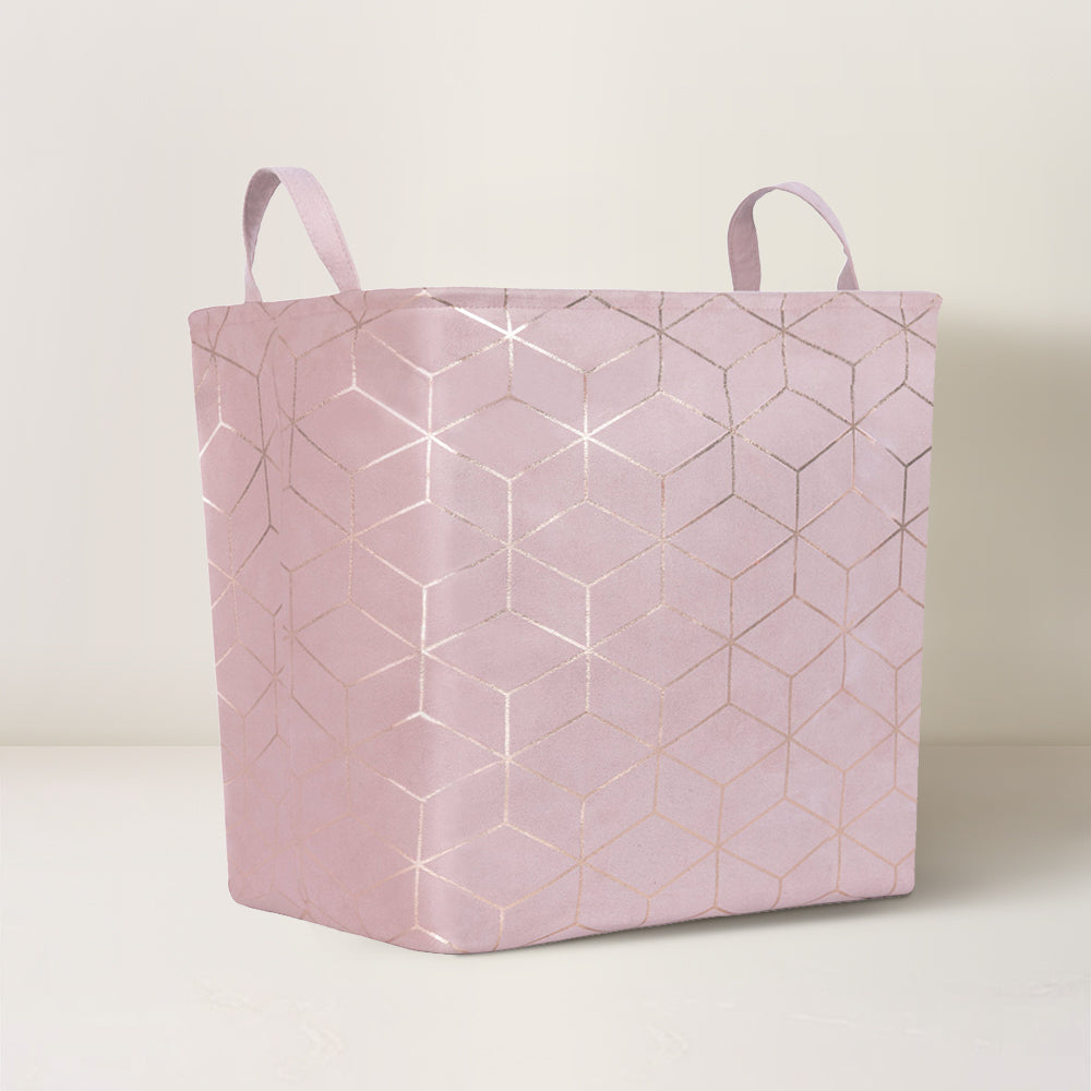 Bronzing Pink Laundry Basket