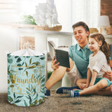 Tropical Plants Collapsible Laundry Hamper