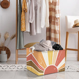 Red Nordic Collapsible Storage Basket