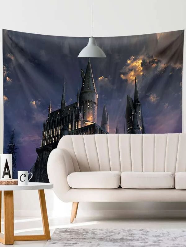 Cactus Print Tapestry
