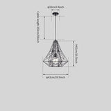 Cage Light Frame Pendant