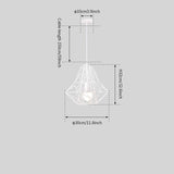 Cage Light Frame Pendant