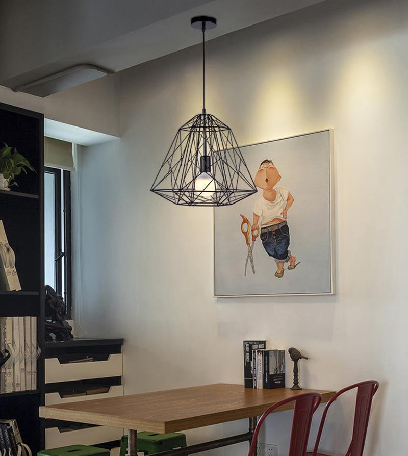 Cage Light Frame Pendant
