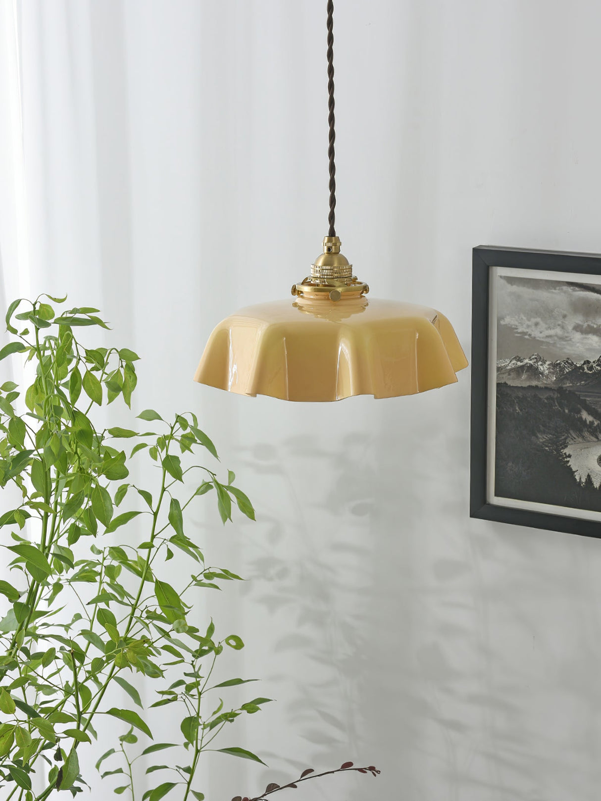 Mint Green French Pendant Lamp