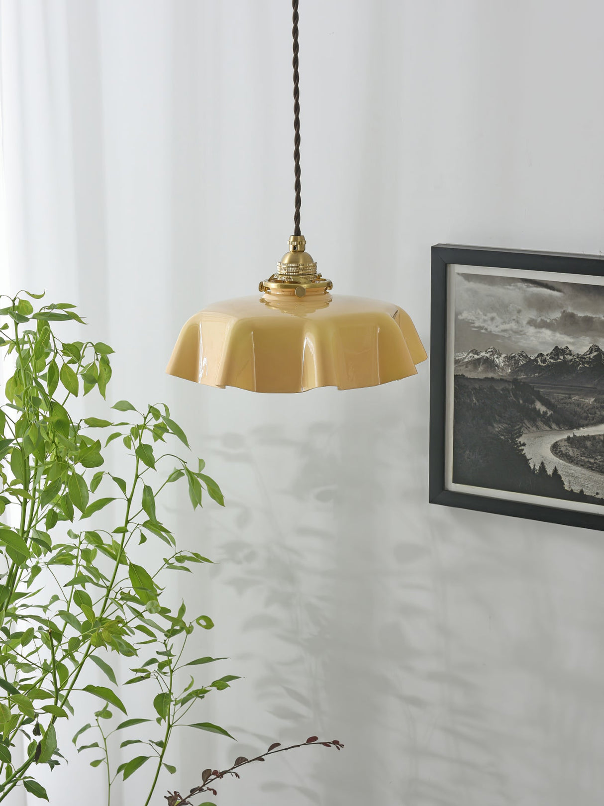Mint Green French Pendant Lamp