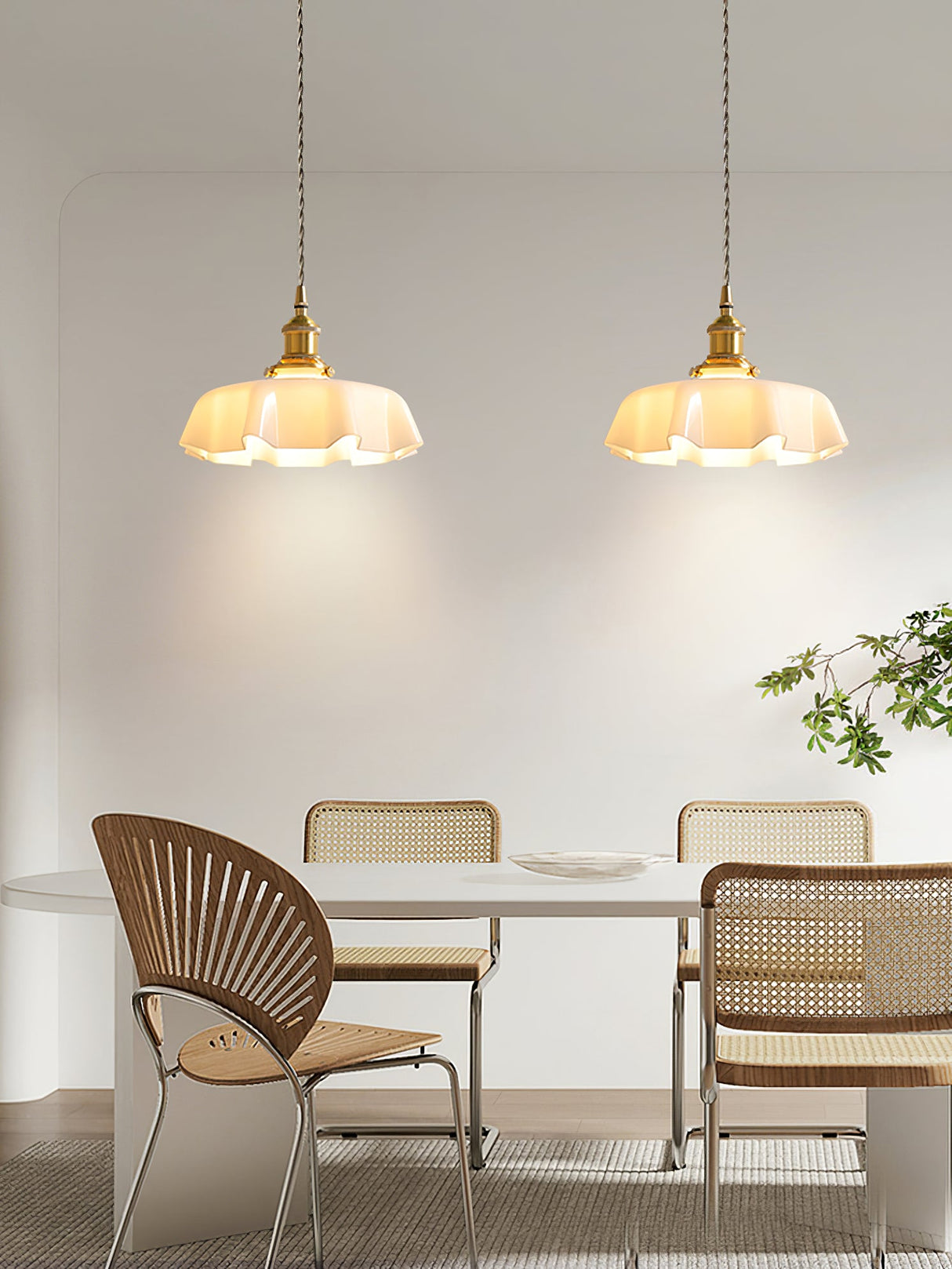 Mint Green French Pendant Lamp